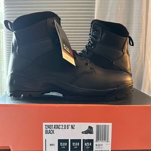 Mens 5.11 ATAC 2.0 6” inch NZ Black boots Size 13
